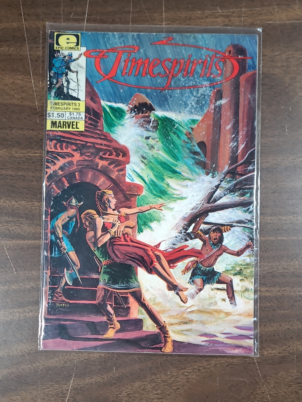 Marvel Timespirits #3 Comic Book February 1985 Bagged